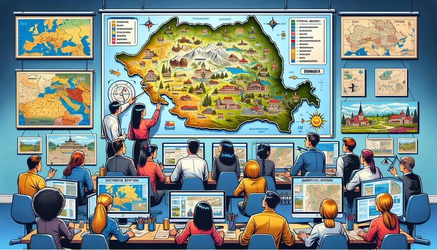 6 harti ale Romaniei
