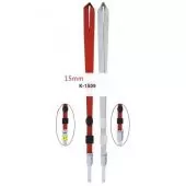 Lanyard textil, Rosu