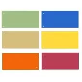 Separatoare din carton color, 100 buc/set, OXFORD