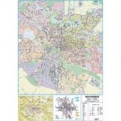 Harta Bucuresti, Plan oras administrativ-rutiera