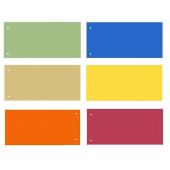 Separatoare din carton color, 100 buc/set, OXFORD
