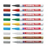 Marker cu vopsea varf 1-2 mm, Edding 751