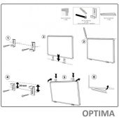 tabla magnetica 90 x 120 optima - 4