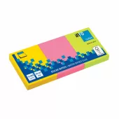 Notes autoadeziv, Kores, galben, 100 file