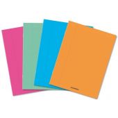 Caiet AURORA, A4, 60 file,  liniat stanga, transparent color