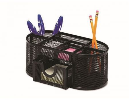 Organizer metalic Mesh, 8 compartimente, Q-Connect