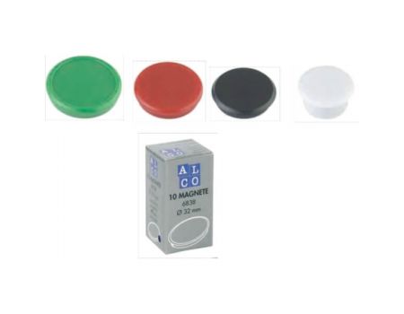 Magnet 24 mm, 10 / cutie, Alco