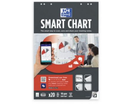 Rezerva hartie flipchart OXFORD Smart Chart - matematica