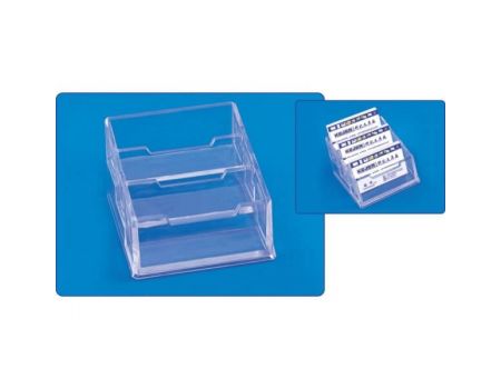 Suport plastic pentru 3 seturi carti de vizita, KEJEA