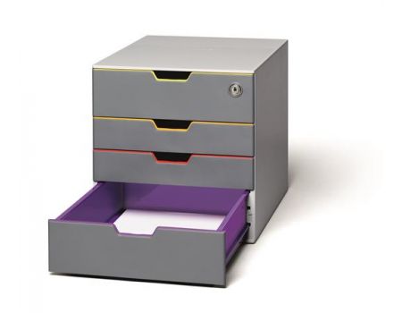 Organizator documente cu 4 sertare, Durable Varicolor