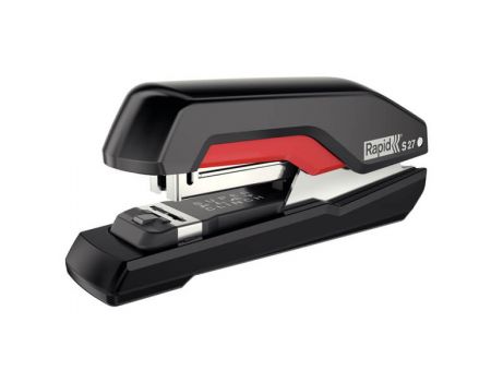 Capsator RAPID Supreme S27 Half Strip, 30 coli - rosu/negru