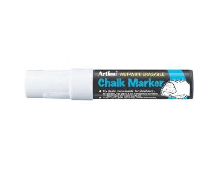 Marker alb cu creta ARTLINE