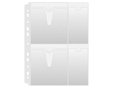 Folie protectie A4, pentru 4 CD/DVD, DONAU​