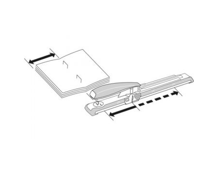 Capsator cu brat lung, 40 coli, LEITZ 5560​ 3