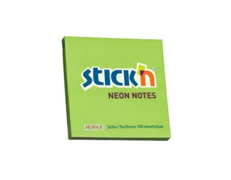 stick'n neon verde 7676