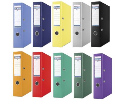 Biblioraft plastifiat PP/PP, 7.5 cm, DONAU - PREMIUM