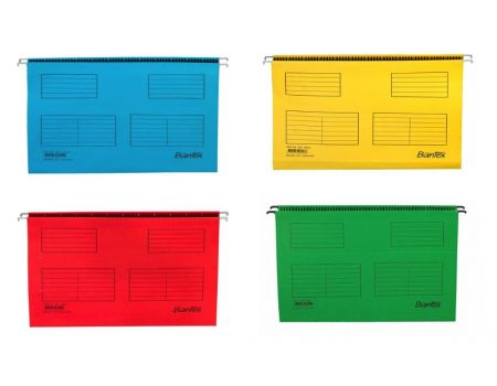 Dosar suspendabil cu eticheta si bagheta metalica, Bantex