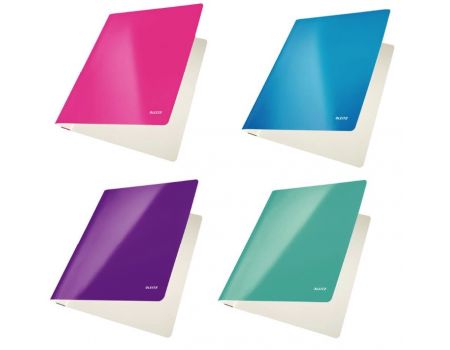 Dosar din carton color cu sina - LEITZ Wow