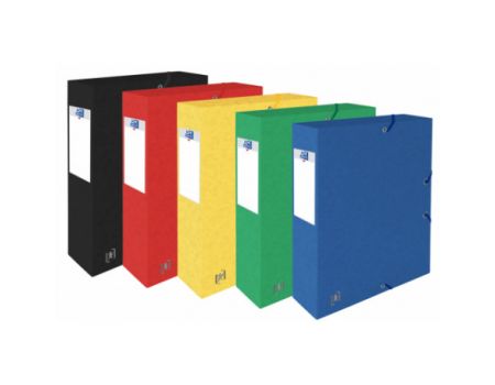 Mapa carton MultiStrat cu elastic, cotor 60mm, OXFORD Top File