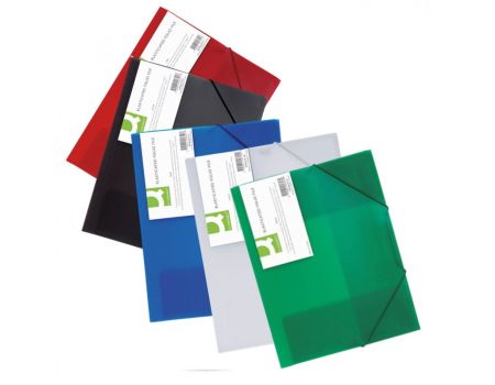 Mapa plastic cu elastic 400 microni, Q-Connect​