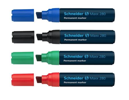 Marker permanent varf resit 4 - 12 mm, SCHNEIDER Maxx 280