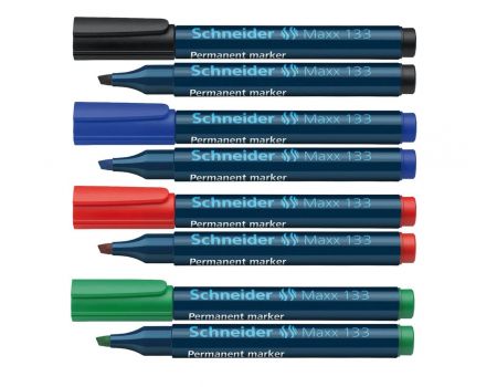 Marker permanent varf tesit 1 - 4 mm, SCHNEIDER Maxx 133