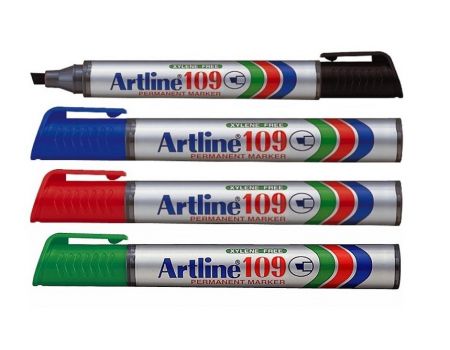 Marker permanent varf tesit 2.0 - 5.0 mm, ARTLINE 109