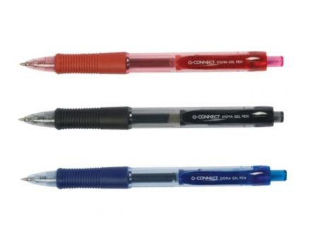 Pix cu gel, mecanism retractabil 0.5 mm, Q-Connect