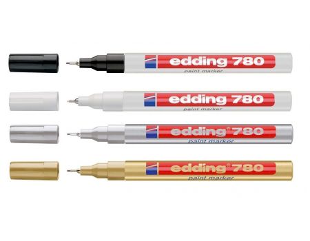 Marker cu vopsea varf rotund, 0.8 mm, Edding 780