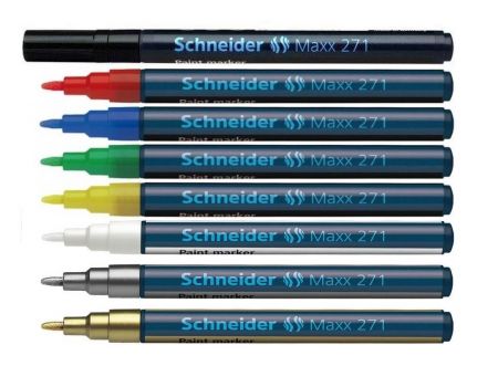 Marker cu vopsea varf rotund 1-2 mm, SCHNEIDER Maxx 271