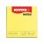 Notes autoadeziv, Kores, galben neon, 100 file