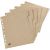 Separatoare carton reciclat, A4, 10 buc/set, OXFORD Touareg - bej natural