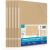 Mapa carton reciclat, 5 buc/set, OXFORD Touareg - kraft/alb