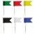 Stegulete colorate, 20 buc/cutie, ALCO